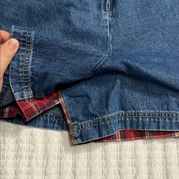 Vintage Blue Denim Mini Skirt - Picture 3 of 7